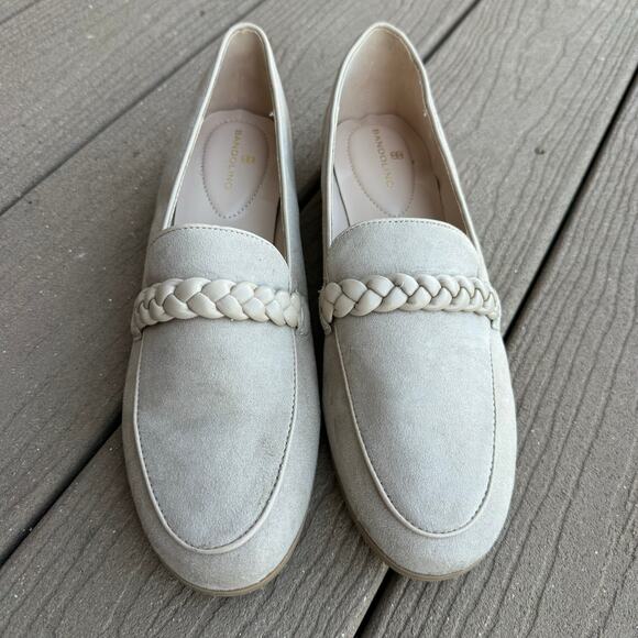 New Bandolino Larna Women Tan Braided Almond Toe Slip On Flat Loafer Size 9M - Picture 5 of 10